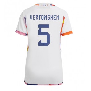 Lacne Ženy Futbalové dres Belgicko Jan Vertonghen #5 MS 2022 Krátky Rukáv - Preč